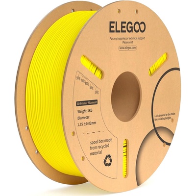 Elegoo PLA+ -1.75mm-1KG-Cardboard Spool-Yellow (50.203.0054)