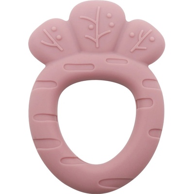 Martons hrýzadlo z potravinárského silikónu Carrot Dark pink