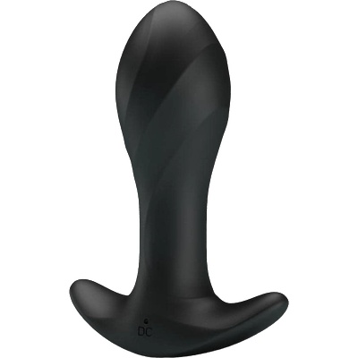 Pretty Love Вибрираща анална тапа Hidden Rhythm (10, 5 cm), черная