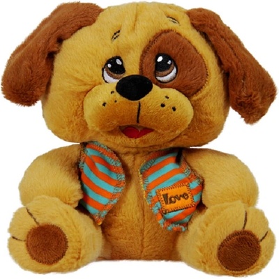 Амек Тойс Плюшена играчка Амек Тойс - Куче с елече, 22 сm (30232)
