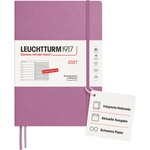 Leuchtturm1917 weekly calendar 2027 Composition (B5) with notebook - German appointment planner, Dusty Rose, January-December 2027, weekly overview on the left + note page on the right - 400039 (400039)