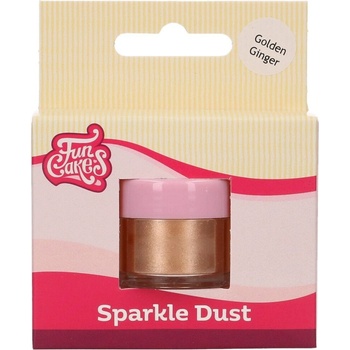 FunCakes Jedlá prachová perleťová farba Golden Ginger 3,5 g