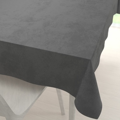 Biante Veľký zamatový obdĺžnikový obrus Velvet Premium SVP-017 Tmavo sivý 220x260cm