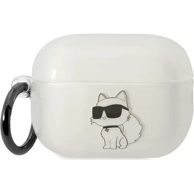 Karl Lagerfeld AirPods Pro 2 прозрачен калъф Ikonik Choupette (KLAP2HNCHTCT)