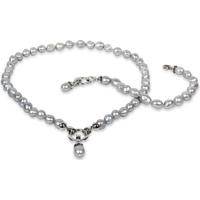 JwL Luxury Pearls z pravých šedých perel JL0558