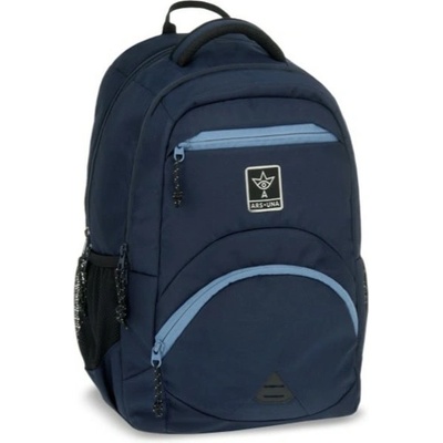 Ars Una Ученическа раница Ergo 27l Navy (5382), ергономична подложка, подплатен ергономичен гръб, синя (55833820)