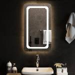 vidaXL LED огледало за баня, 40x70 см (3154092)