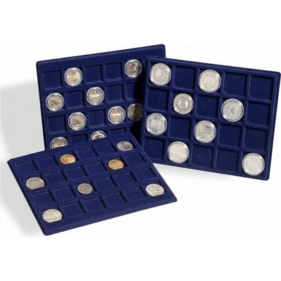 LEUCHTTURM Plata na mince S modré Velikost 1 pole 50 x 50 mm – Hledejceny.cz