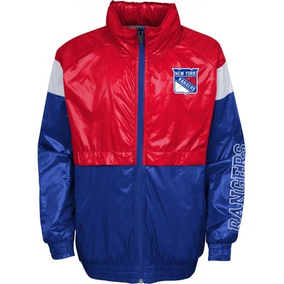Outerstuff New York Rangers Goal Line Stance Full-Zip Windbreaker