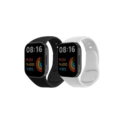 kwmobile 2x Гривна за Xiaomi Redmi Mi Watch Lite 3 / Redmi Watch 3 - черен