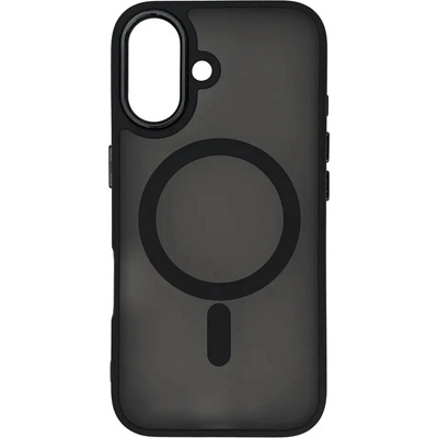 HQWear Моден калъф с MagSafe за iPhone 16e - черен (5907769374807)