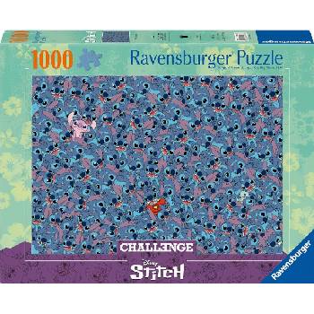 Ravensburger Пъзел Ravensburger от 1000 части - Стич Предизвикателство (7012001265)