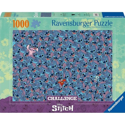 Ravensburger Пъзел Ravensburger от 1000 части - Стич Предизвикателство (7012001265)