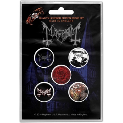 Значки Mayhem - De Mysteriis Dom Sathanas - RAZAMATAZ - BB038