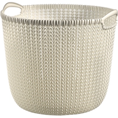 Curver KNIT 226388 Úložný kôš 30 l biely