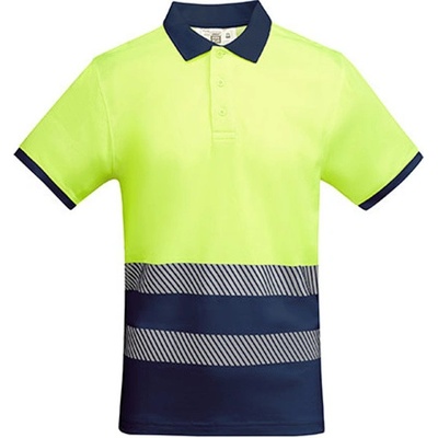Roly Atrio pánske reflexné polo tričko HV9318 Navy Blue S