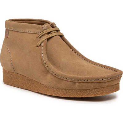 Clarks Зимни обувки Clarks Shacre Boot 26159438 Dark Sand Suede (Shacre Boot 26159438)