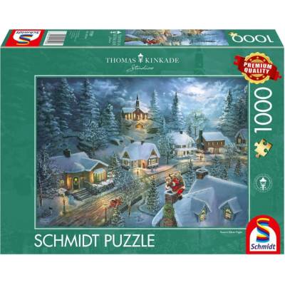 Schmidt Thomas Kinkade Santova tichá noc 1000 dielov