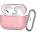 Tech-Protect Силиконов калъф за слушалки Apple AirPods Pro 3 от Tech-Protect Silicone Hook - Dusty Pink (5906302333127)