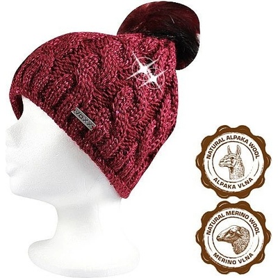 VoXX čepice Astra vínová