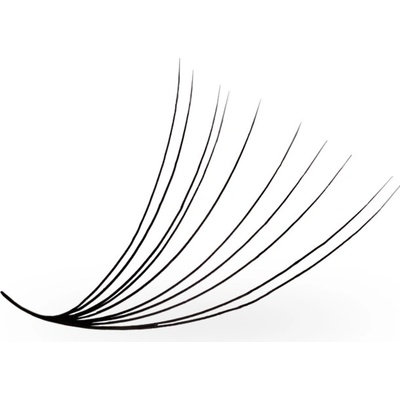 Luxury Lashes 10D Riasy Premium sypané v hotovom vejáriku 500 Ks Zakrivenie umelých rias: D, Dĺžka umelých rias: 12 mm, Hrúbka rias: 005