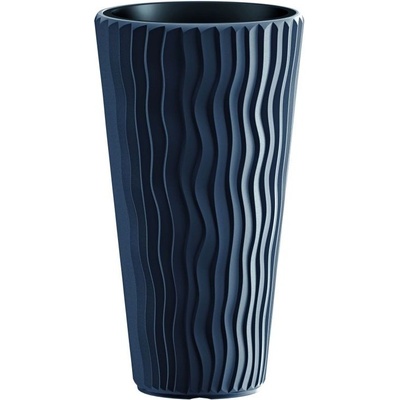 Prosperplast Květináč SANDY SLIM antracit 29,7 cm