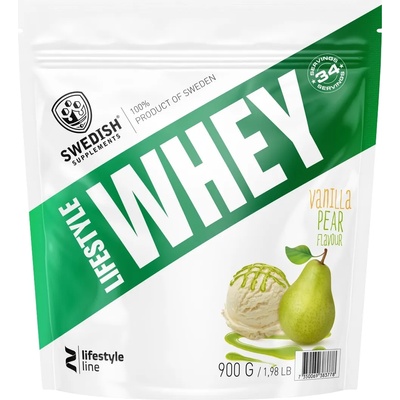 Swedish Supplements Lifestyle Whey, ванилия и круша, 900 g, Swedish Supplements