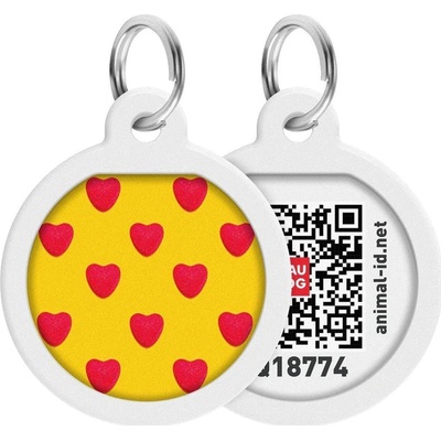WA Smart ID známka 25 mm Hearts