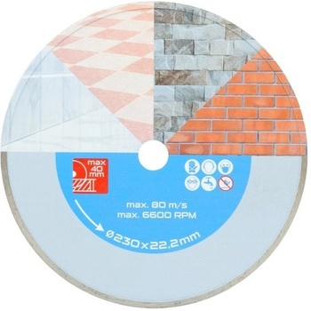 Diamant ový kotouč celoobvodový, 230 mm, DK230C