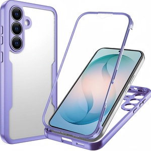 Techsuit Калъф за Samsung Galaxy S26 Plus - ColorVerse 360 Series + Screen Protector - Techsuit - Лилав