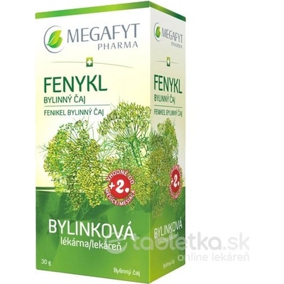 Megafyt čaj bylinková lekáreň Fenikel 20 x 1,5 g