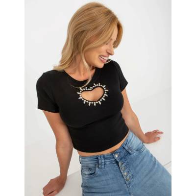 Blouse NM-BZ-V6860.84-black čierna S Vinceotto