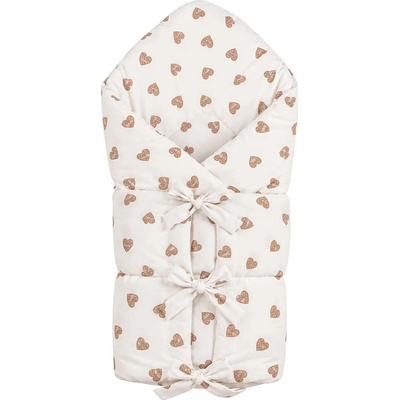 New Baby Klasická šněrovací zavinovačka srdíčka