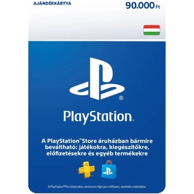 PlayStation Store predplatená karta 90000 Ft
