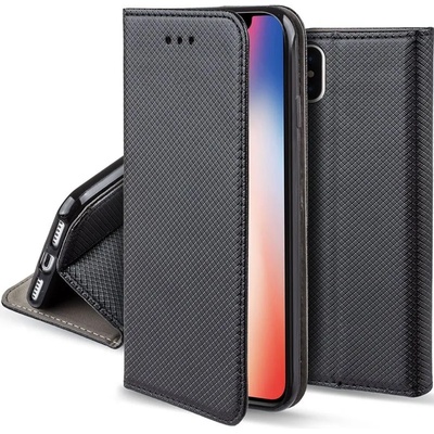IPhone Кожен калъф Flip Book Smart за IPhone X/XS, Черен (5050)