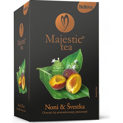 Biogena Čaj Majestic Tea Noni Švestka 20 x 2,5 g