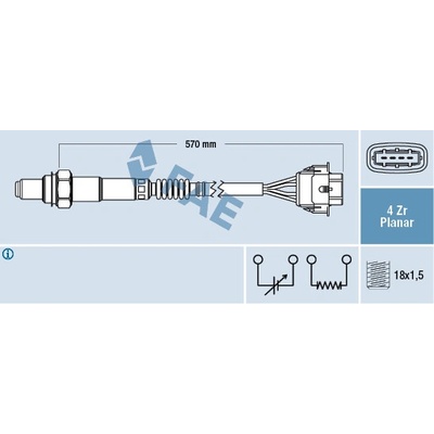 Lambda sonda FAE 77154
