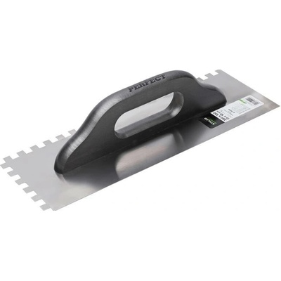 Hladítko nerezové, 380 x 130 mm 10 x 10 zubů STALCO PERFECT S-73310