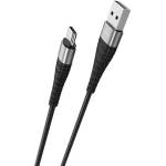 BOROFONE BX32 A-C 0, 25 м оплетен USB кабел за зареждане