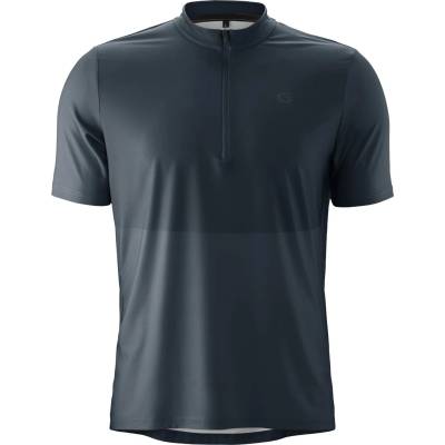 Gonso Мъжка фланелка с къс ръкав за колоездене Gonso Adventure Jersey Halfzip Cycling jersey - Outerspace - размер 6XL (056-4107-0319)