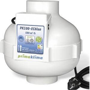 Prima Klima EC Вентилатор PK100-ECblue Ø100mm 580m3/h