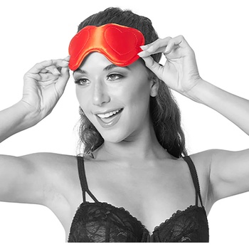Image 1 of Sex & Mischief Amor Blindfold Red