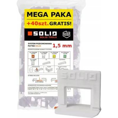 Solid 101007 Spony SOLID leveling 1,5mm-400+40ks