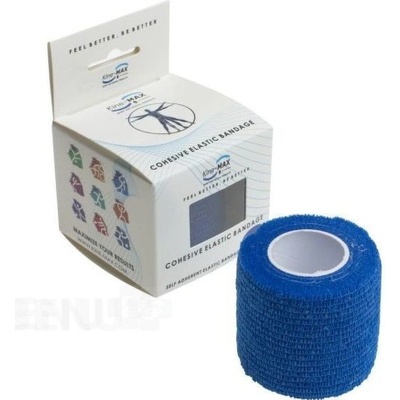 KineMaX Cohesive elast. samofix. modrá 2,5 cm x 4,5 m