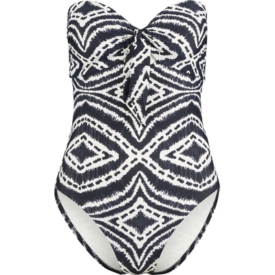 Seafolly Дамски бански костюм Seafolly Women's Zanzibar Twist Tie Front One Piece Swimsuit - Black - размер 34 (EU) (150-2945-0111)