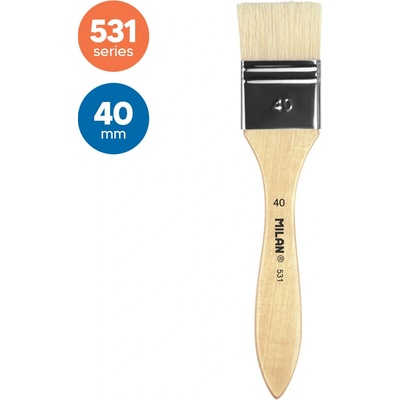 Štetec široký MILAN 531 - 40 mm