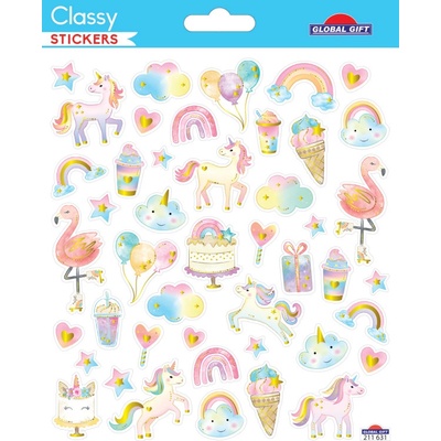 TEMPUSCreative Samolepky GG CLS 211631 Unicorn party