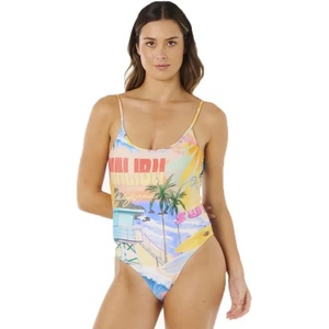Rip Curl Бански костюм Rip curl Hotel Malibu Cheeky swimsuit - Multicolor (Multi)