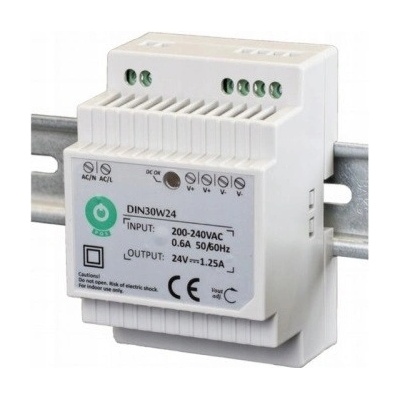 POS, Napájecí zdroj na DIN lištu 60W 24V, DIN60W24 – Sleviste.cz