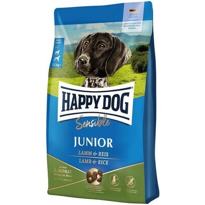 Happy Dog Sensible Junior jahňacie mäso s ryžou 4 kg